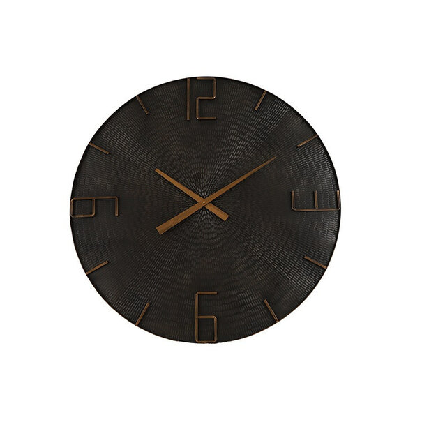 Thomas Kent Wandklok Winton L zwart - Ø80CM