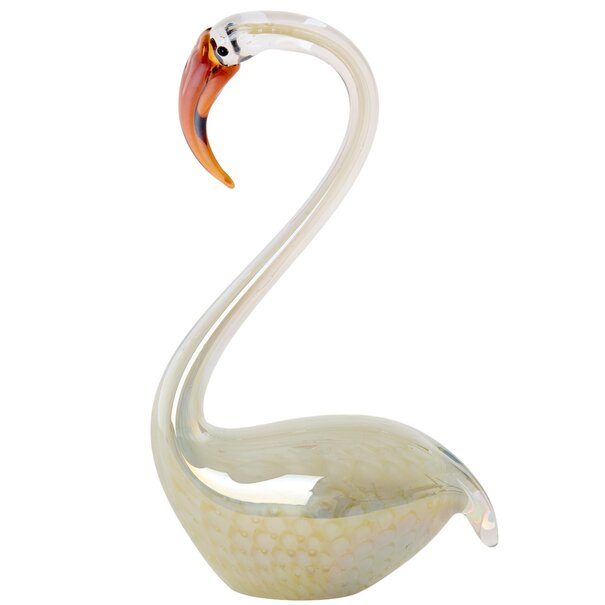 Light en Living Ornament 17x9,5x29 cm SWAN glas crème