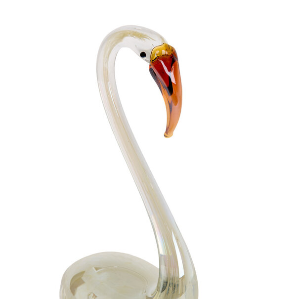 Light en Living Ornament 17x9,5x29 cm SWAN glas crème