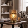 Tafellamp LEOPARD Glas Lichtgrijs klein - Stijlvolle Glazen Verlichting