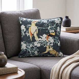 Kussen DAINTREE 45x45 cm - Zwart/Groen