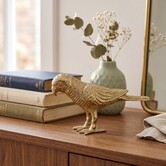 Ornament 19x5x11 cm BIRD goud van Light en Living