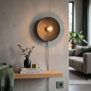 Wandlamp Horus Small - Zwart