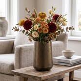 Bloempot Ruben M goud - Stijlvolle gouden plantenpot