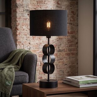 Lampvoet CIRCULUM Ø15x42 cm - Mat Zwart
