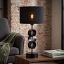 Lampvoet Ø15x42 cm CIRCULUM mat zwart van Light & Living