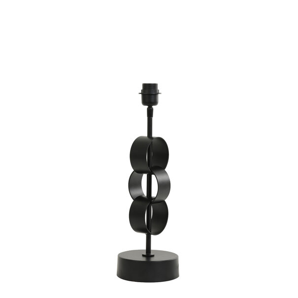 Light en Living Lampvoet Ø15x42 cm CIRCULUM mat zwart van Light & Living