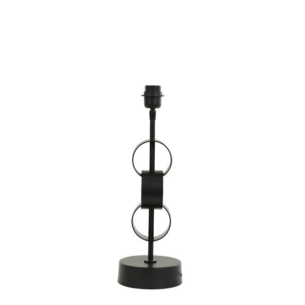Light en Living Lampvoet Ø15x42 cm CIRCULUM mat zwart van Light & Living