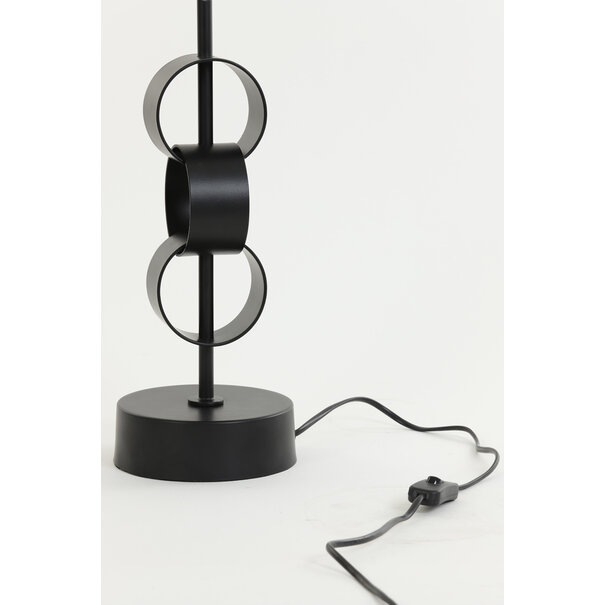 Light en Living Lampvoet Ø15x42 cm CIRCULUM mat zwart van Light & Living