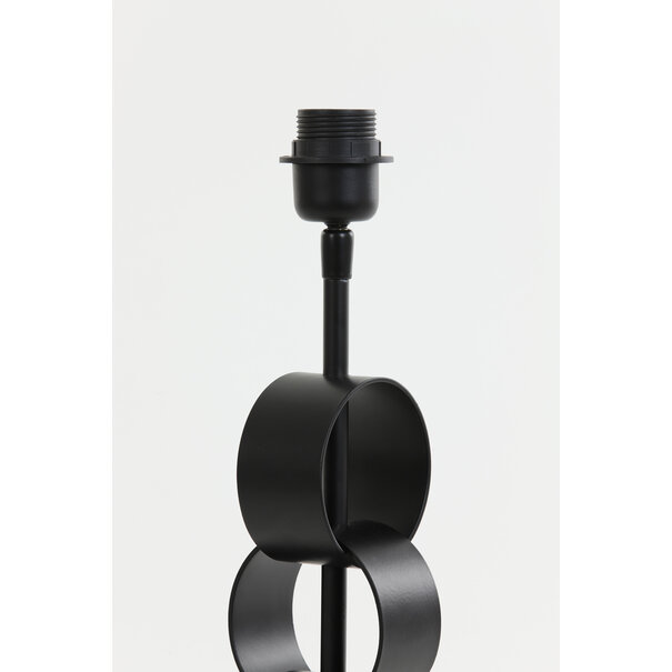Light en Living Lampvoet Ø15x42 cm CIRCULUM mat zwart van Light & Living