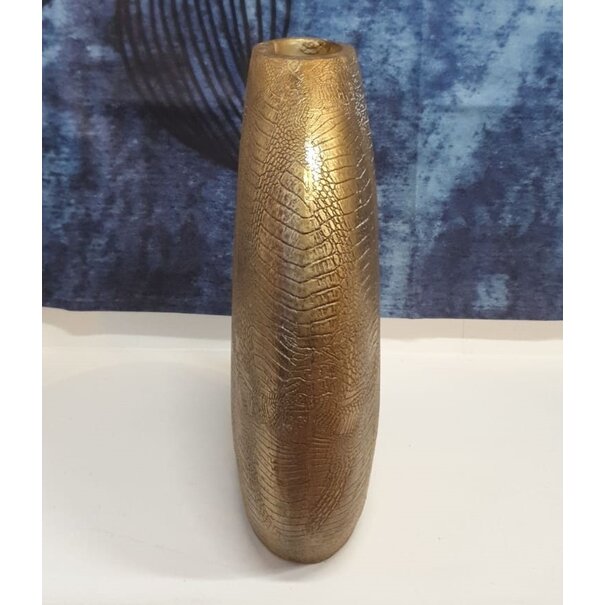 Light en Living Vaas deco 50x15x50 cm SKELD antiek brons