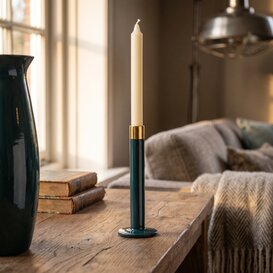 Kandelaar pilaar Madras blauwgroen