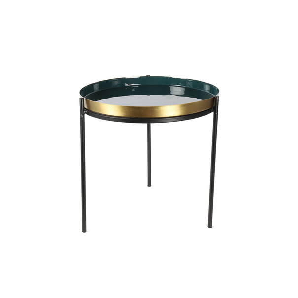 Countryfield Countryfield Bijzettafel Madras - Blauw-Groen - Stijlvol Design