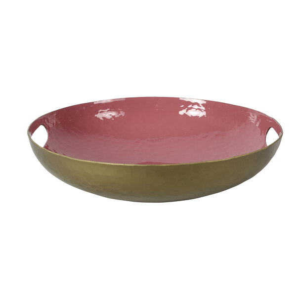 Countryfield Dienblad Madras oud roze - Sfeervol dienblad en fruitschaal