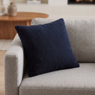Kussen 45x45 cm TEDDY donker blauw