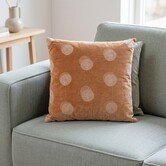 Riv Kussen Fluweel Toffee 45x45cm