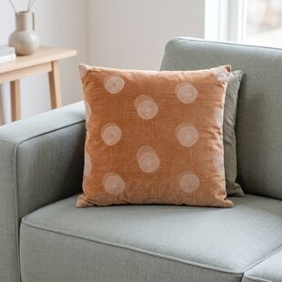 Riv Kussen Fluweel Toffee 45x45cm