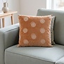 Riv Kussen Fluweel Toffee 45x45cm