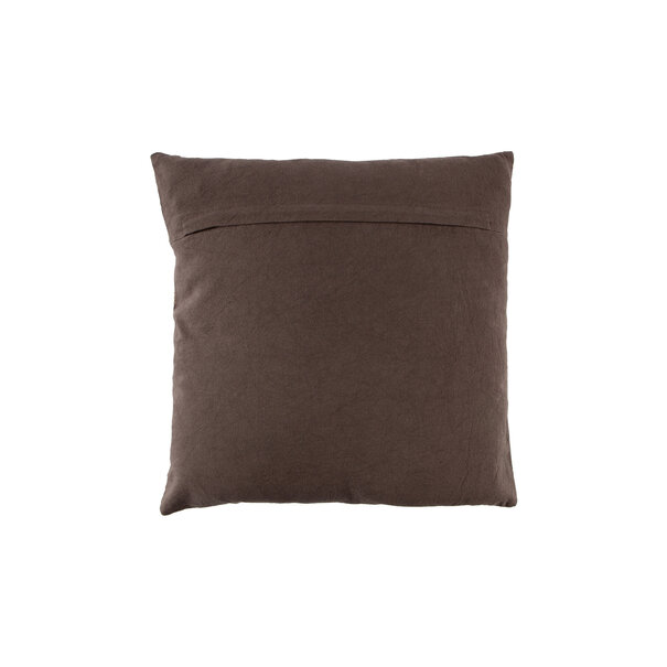 Woood Riv Kussen Fluweel Espresso 45x45cm