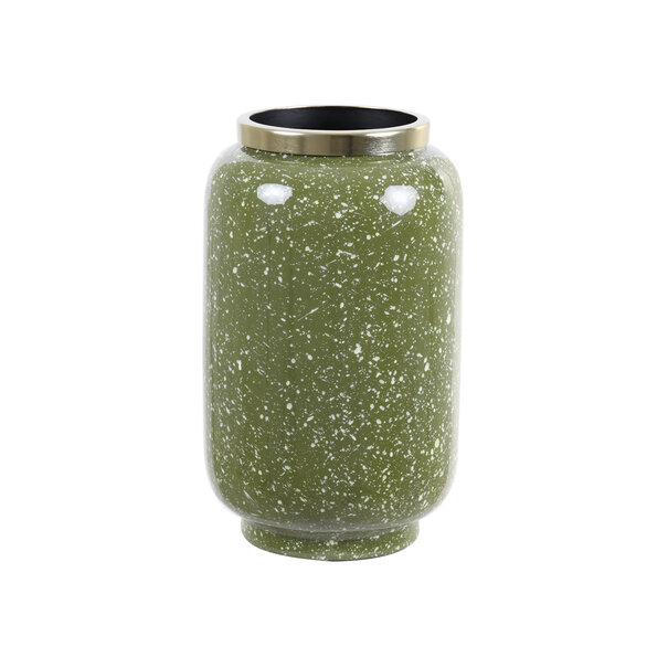 Light en Living Vaas deco Ø18x30 cm CHOW groen/wit-goud