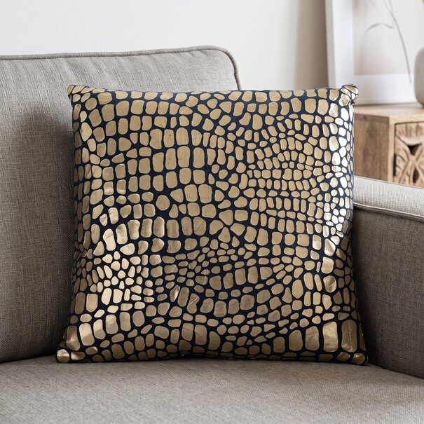 Countryfield Sierkussen Dragon Blauw 45x45 cm - Countryfield