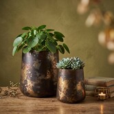 Oxton pot metaal set van 2
