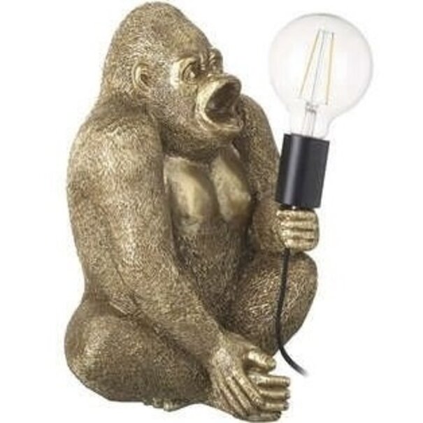 Parlane Tafellamp 26x25x38 cm ELTON THE GORILLA goud
