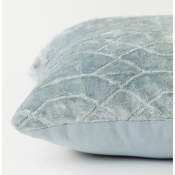 Light en Living Kussen 45x45 cm HARPY donker mint groen - Light & Living