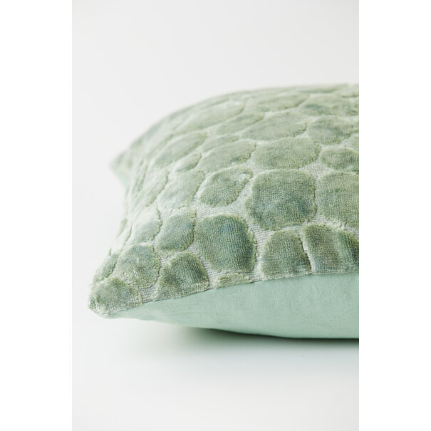 Light en Living Kussen 45x45 cm FLORIAN grijs-groen van Light & Living