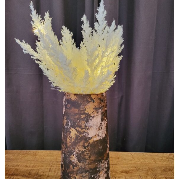 Countryfield Astilbe boeket met LED verlichting wit - Sfeervolle kunstbloemen