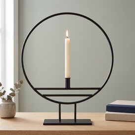 Kandelaar HOOP Zwart 58x8x44,5 cm