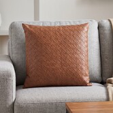 Sierkussen COURO Cognac 43x43 cm - Light & Living