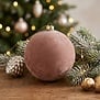 Kerstbal Yana L roze - Ø12CM van Countryfield