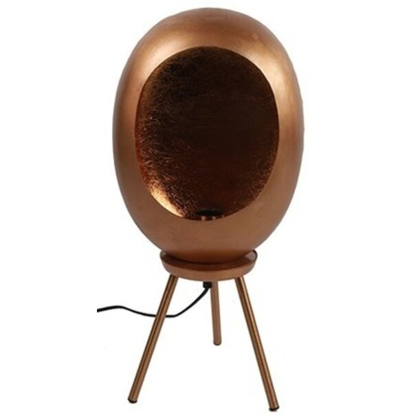 Countryfield Industriële Tafellamp Eggy S in Koperkleur