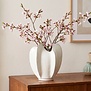 Vaas deco Ø31x34 cm TOPITA keramiek wit