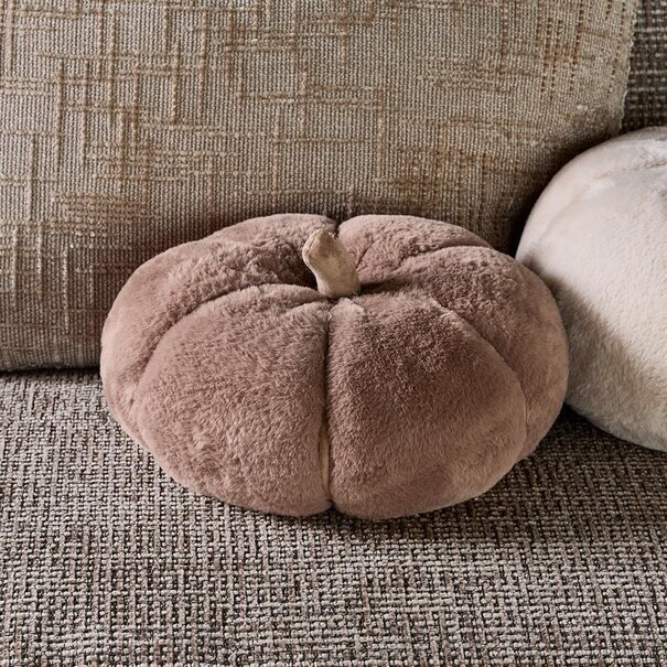 Riviera Maison Pumpkin Faux Fur Box kussen S