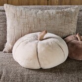 Pumpkin Faux Fur Box kussen L