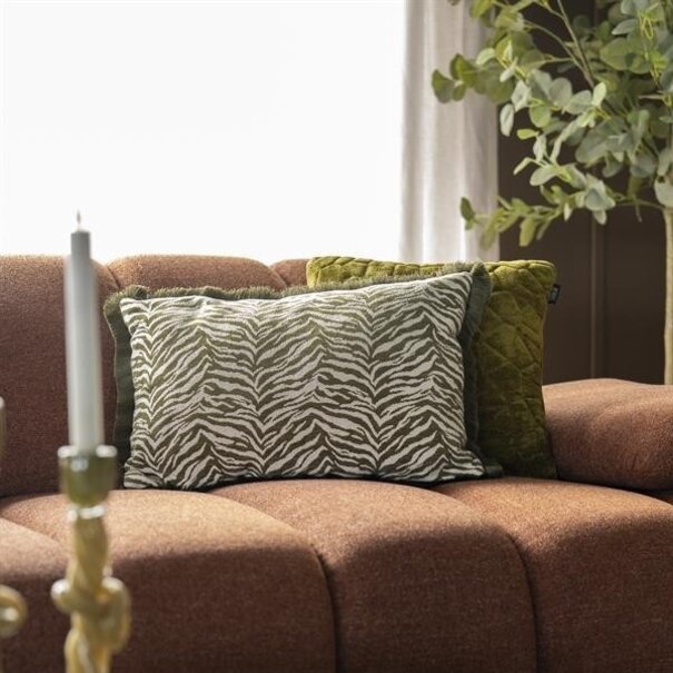 By Boo Kussen Tigra 40x60 cm - groen