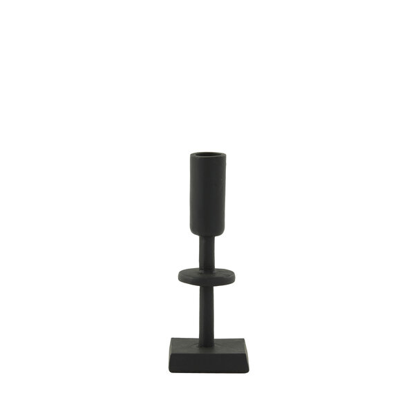 Light en Living Kandelaar KABIRA Mat Zwart 17 cm - Stijlvolle Woondecoratie
