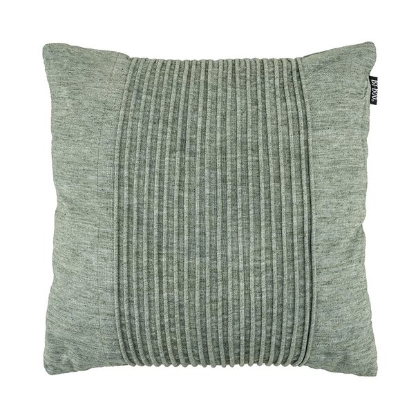By Boo By-Boo Kussen Lineas 45x45 cm - Stijlvol groen sierkussen