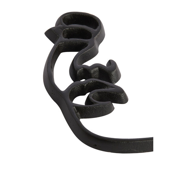 Light en Living Wandornament FACE mat zwart - Verkrijgbaar in 2 maten