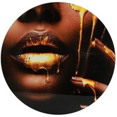 Schilderij Chanel L zwart/goud - Luxe Wanddecoratie