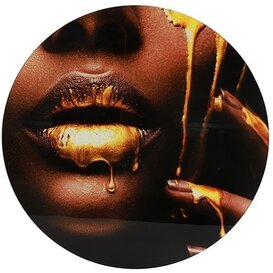 Schilderij Chanel L zwart/goud