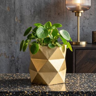 Bloempot Rombo XL goud
