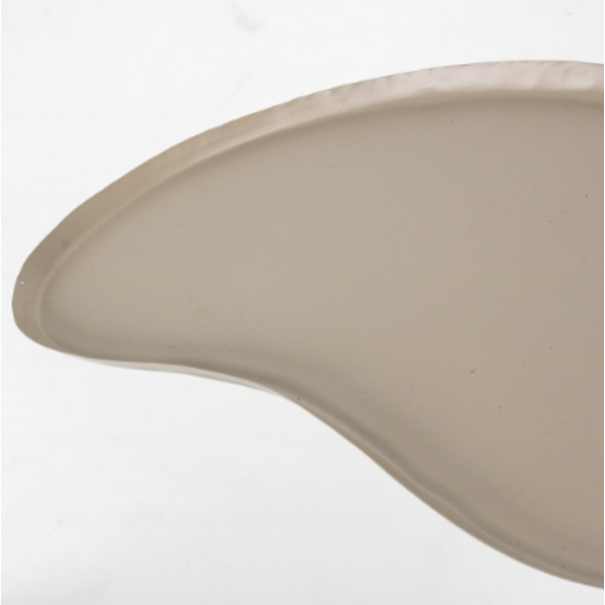 Metalen dienblad kidney sand L