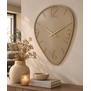 Wandklok Ringo organisch beige