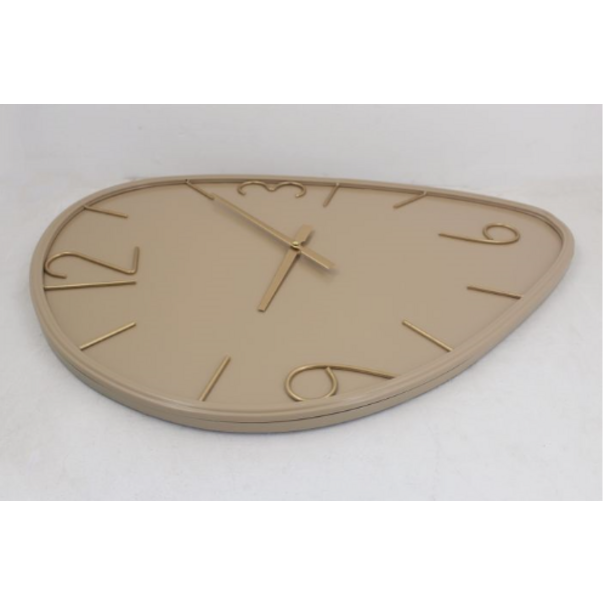 Wandklok Ringo organisch beige