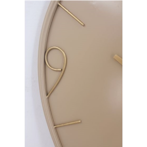 Wandklok Ringo organisch beige