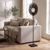 Vloerlamp Ovo - Stijlvolle Zwarte Vloerlamp