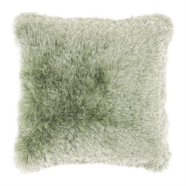 By Boo Kussen Fuse - groen | Zacht sierkussen 50x50 cm